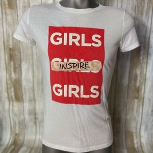 “Girls inspire girls” shirt pre-owned